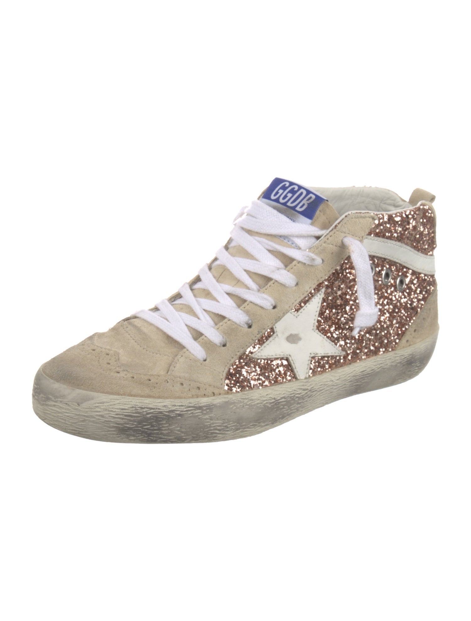 Golden Goose Suede Printed Sneakers